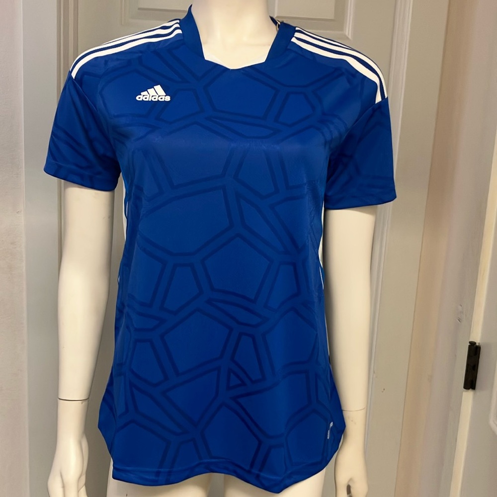 Adidas Athletic/Athleisure V-Neck Top, NWT!